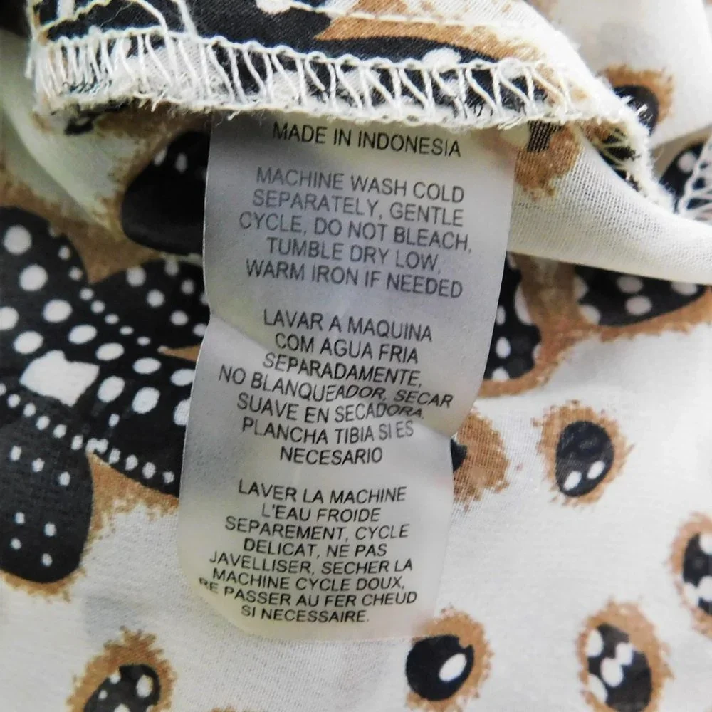 Milano‎ Women Shirt Cream Black L